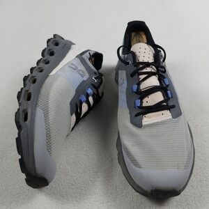 On Cloud Shoes Womens 8 CLOUDVISTA Trail Running Sneaker Alloy Black.